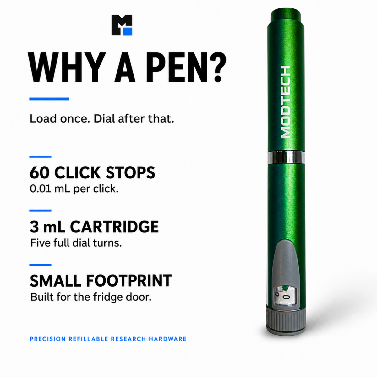 MODTECH V2 Starter Kit — Pen and 10 Sterile Cartridges