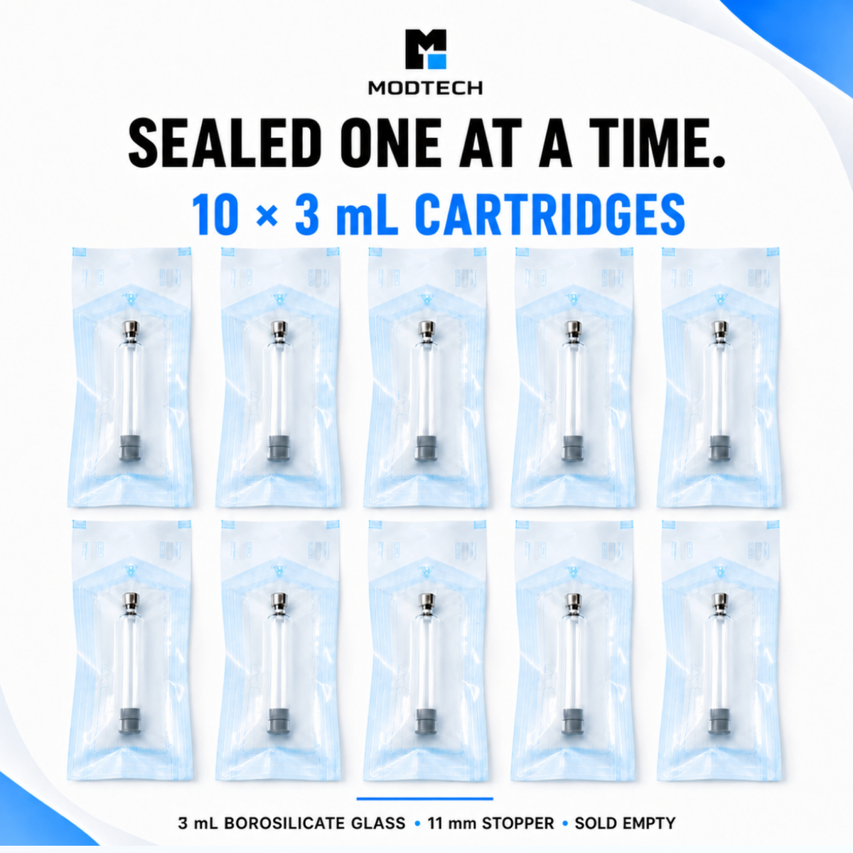 MODTECH V2 Starter Kit — Pen and 10 Sterile Cartridges