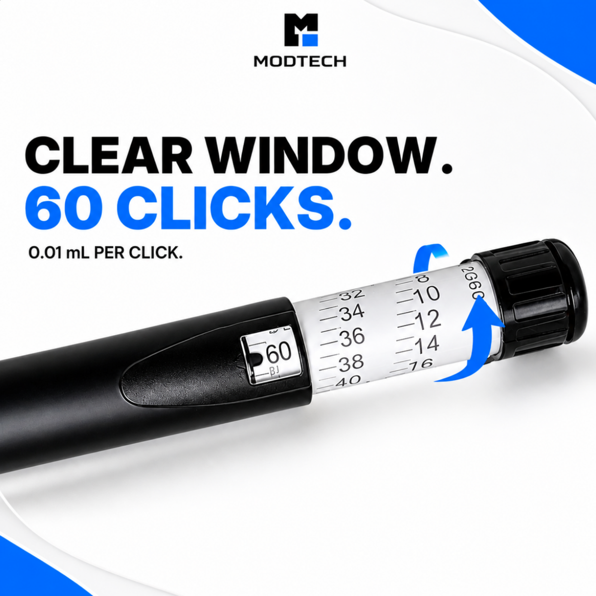 MODTECH V3 Refillable Research Pen — 3mL Cartridge, Matte Black