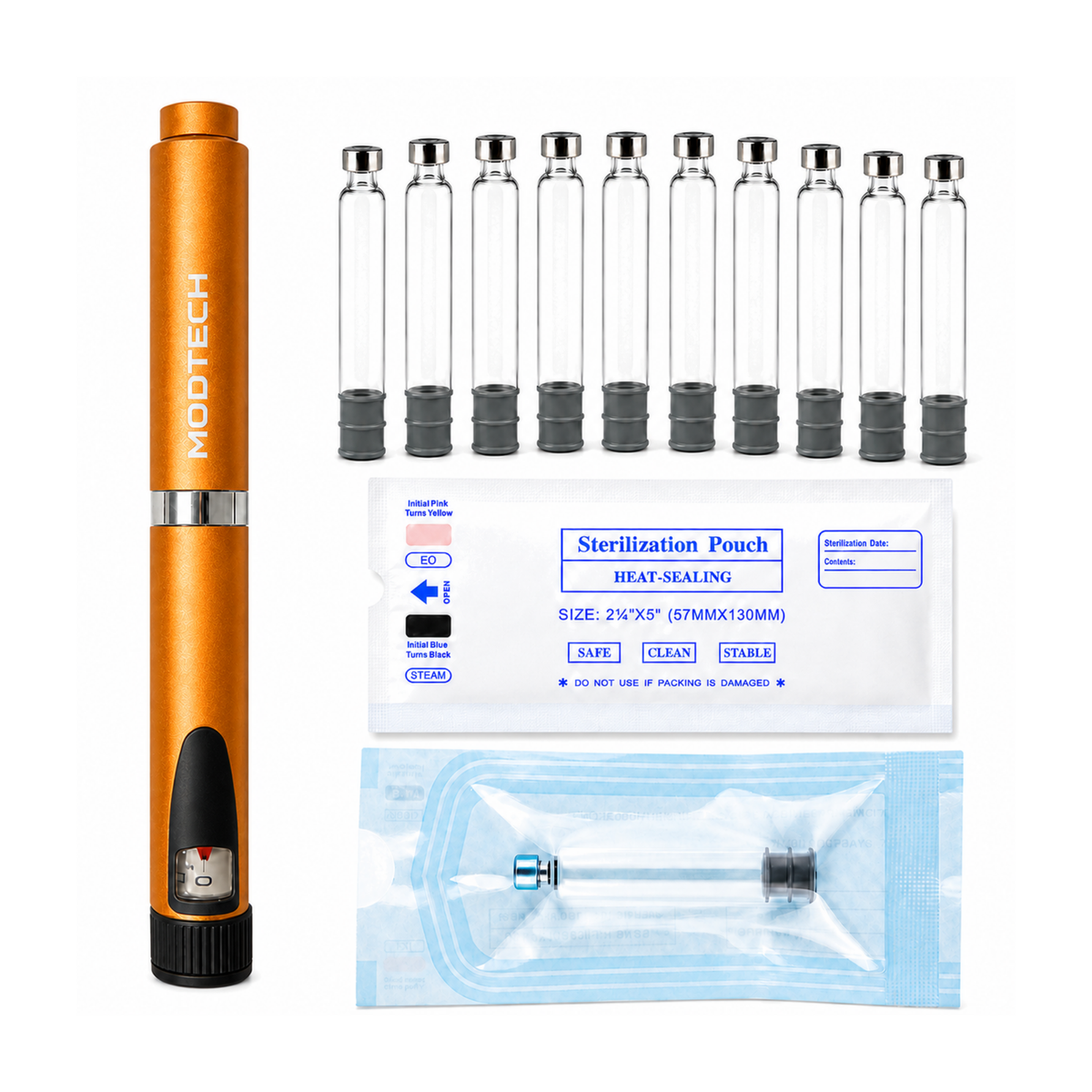 MODTECH V2 Starter Kit — Pen and 10 Sterile Cartridges