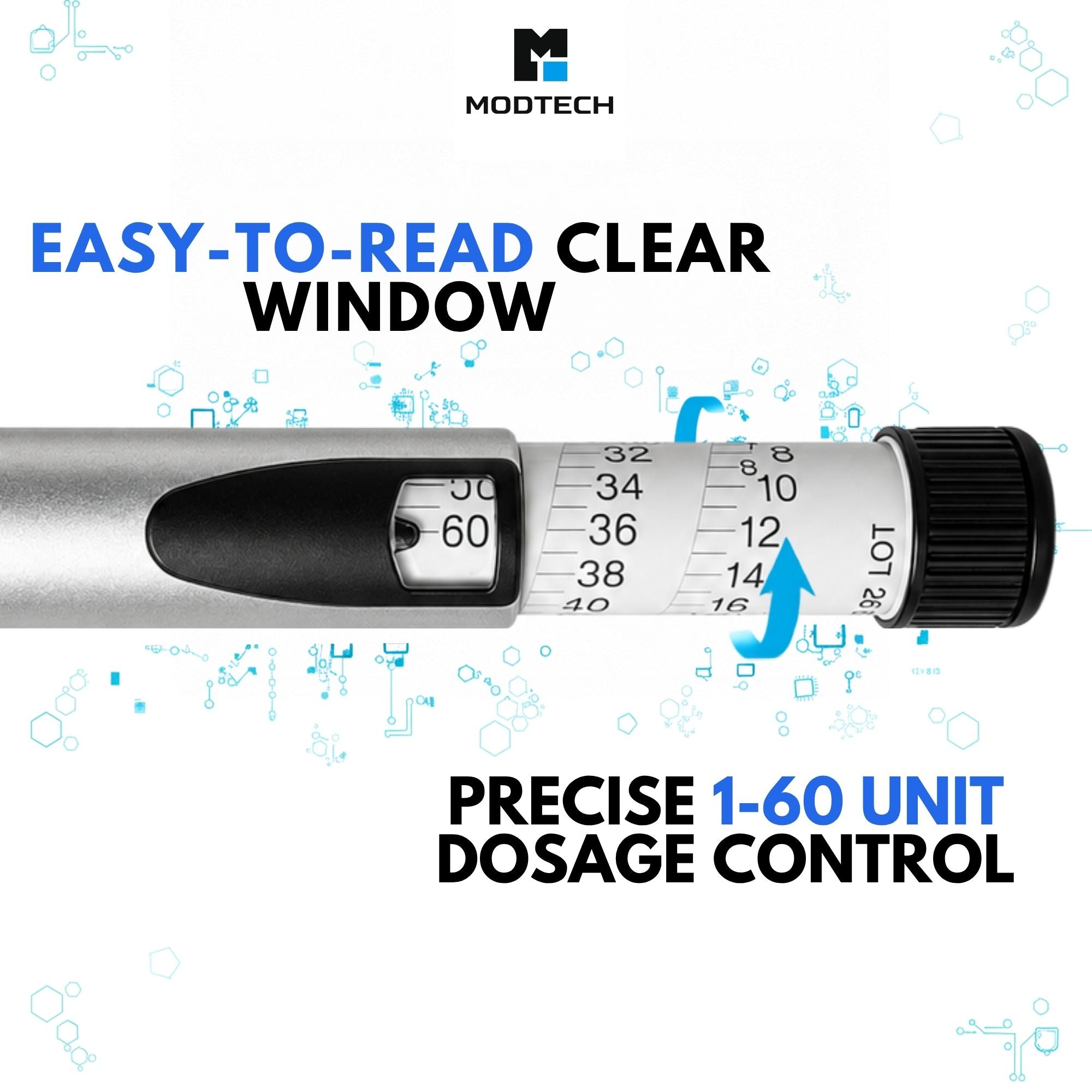 MODTECH V2 precision research pen (silver) — dial and cartridge detail