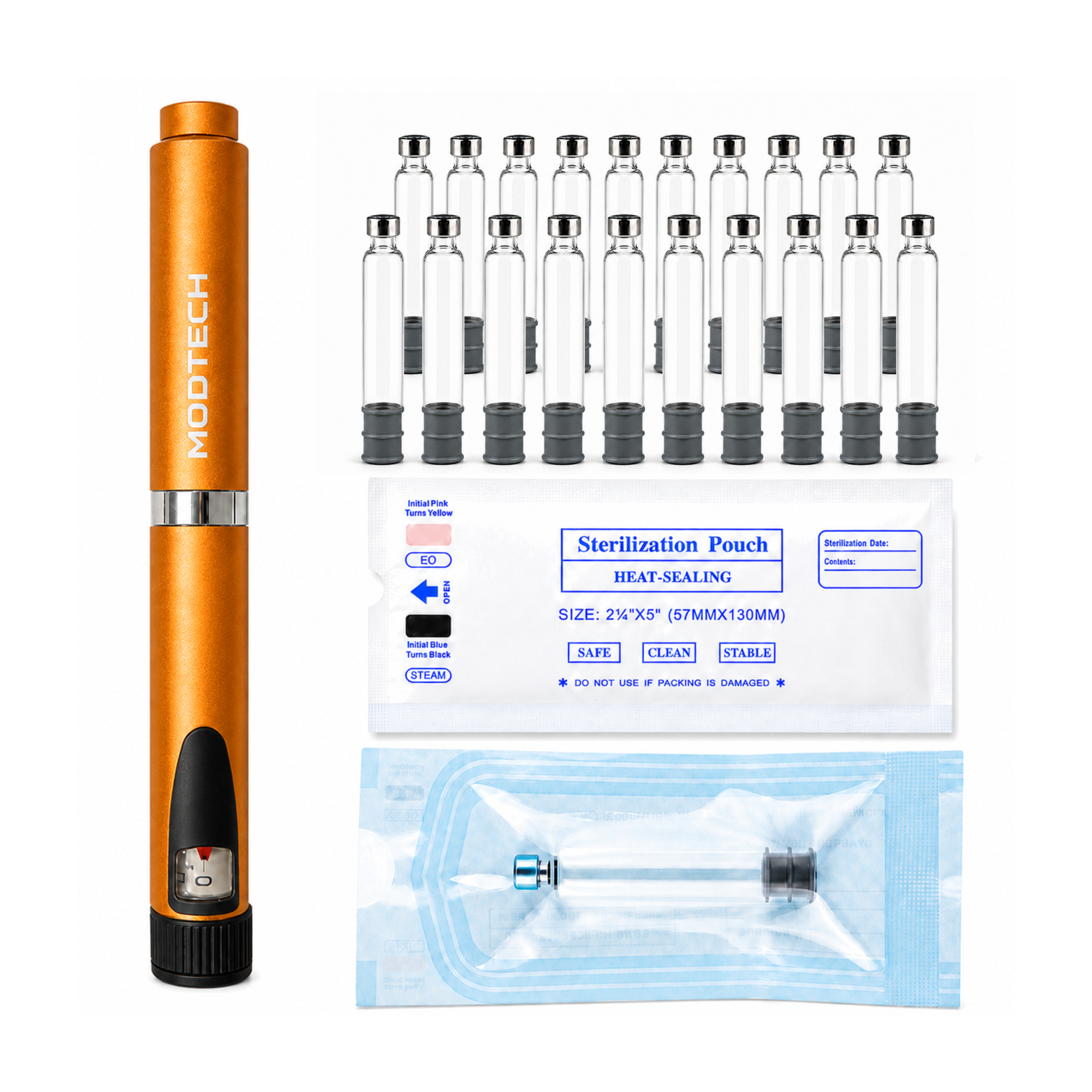 MODTECH V2 Stock-Up Kit — Pen and 20 Sterile Cartridges