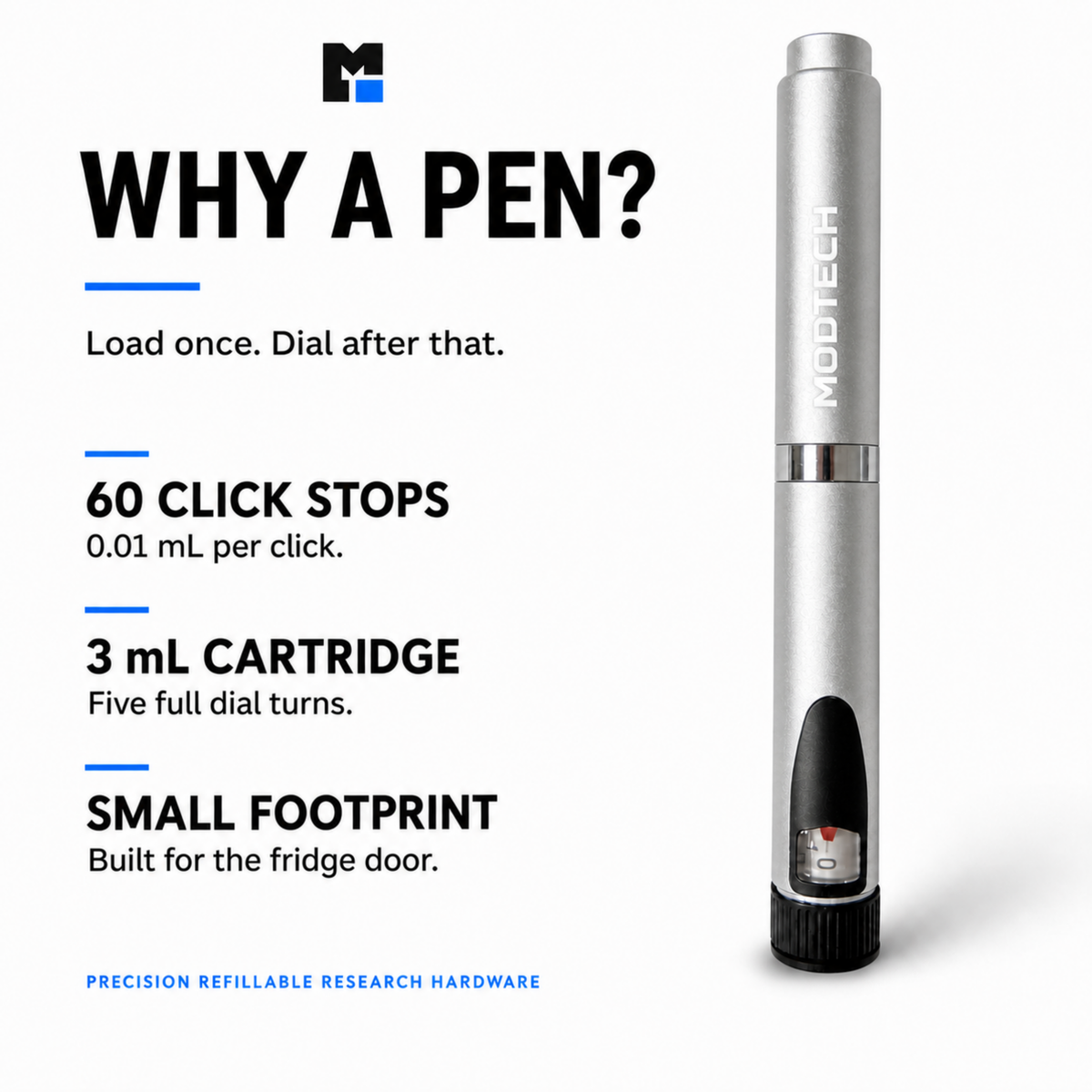 MODTECH V2 Starter Kit — Pen and 10 Sterile Cartridges
