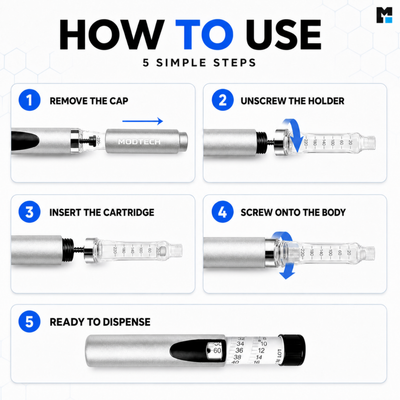 MODTECH V2 Refillable Research Pen — 3mL Cartridge Compatible