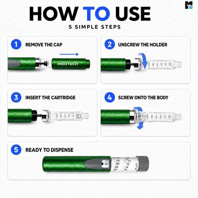 MODTECH V2 Refillable Research Pen — 3mL Cartridge Compatible
