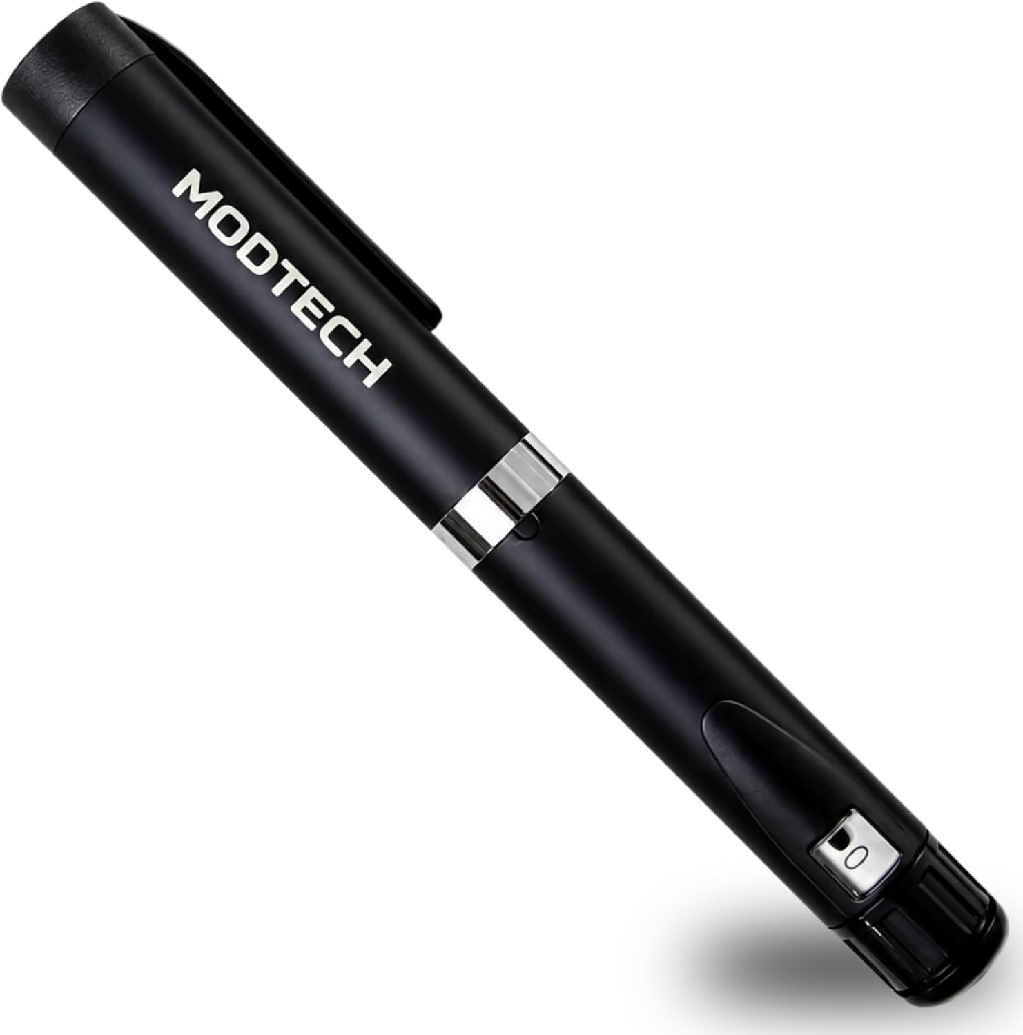 MODTECH V3 Premium Metal Research Pen with Precision Dial Up to 60 Units, Aluminum Body, Black
