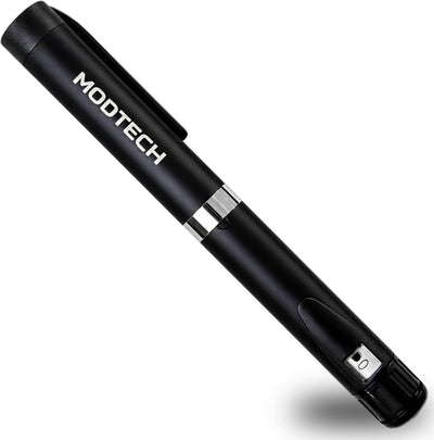 MODTECH V3 refillable research pen in matte black with 60-click dial