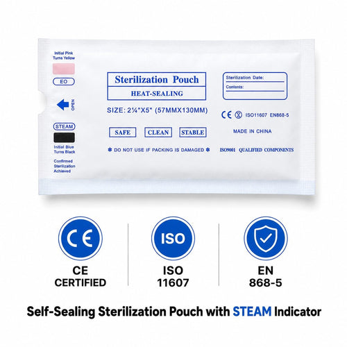 3mL Pen Cartridge Steam Sterilized - 10 Pack | 3cc Glass Cartridges for V1, V2 and V3 Research Pens, Individually Sealed CE/ISO 11607 Pouches - MODTECH