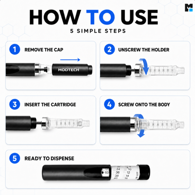 MODTECH V3 Complete Kit — Pen and 20 Sterile Cartridges