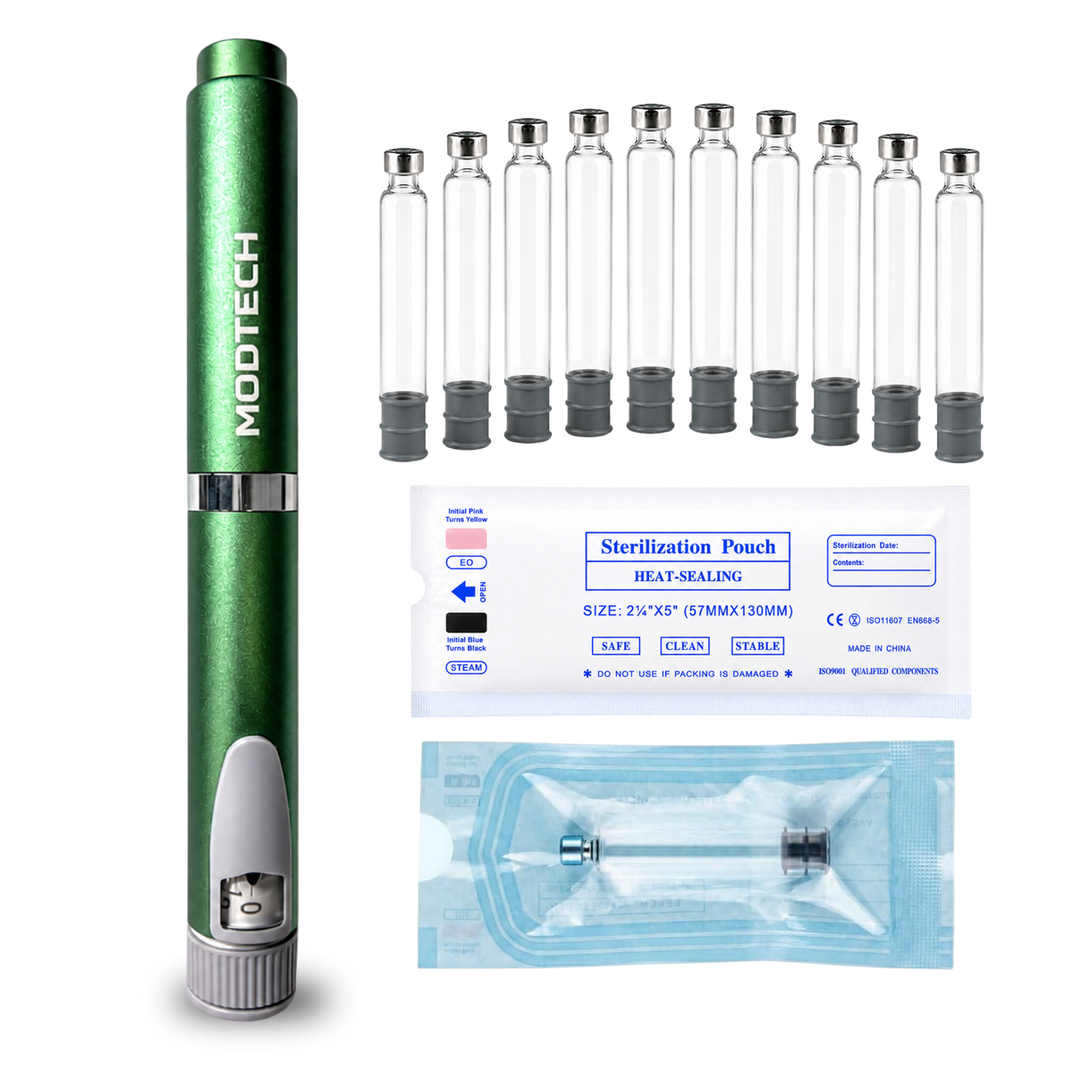 MODTECH V2 Starter Kit — Pen and 10 Sterile Cartridges