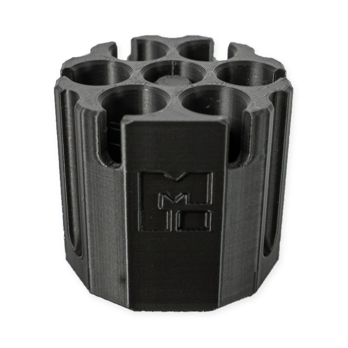 MODTECH black purge station with six cartridge slots and a center purge post