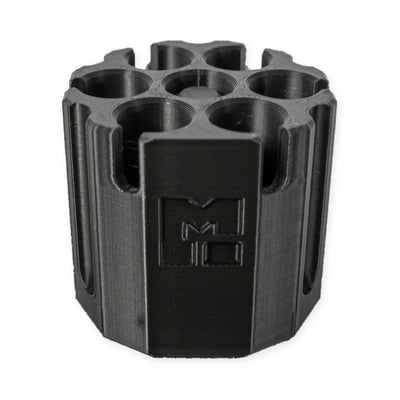 MODTECH black purge station with six cartridge slots and a center purge post